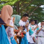 Forkopimda Kabupaten Bogor saat makan ikan bersama, di sela-sela peluncuran program orang tua asuh demi menekan kasus stunting. Foto: Pemkab Bogor