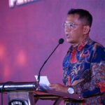 Pj Wali Kota Bogor, Hery Antasari saat memberikan pemaparan, di acara peluncuran maskot dan jingle di Gedung Putri SKI Katulampa, Minggu (9/6). Foto: Pemkot Bogor