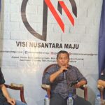 Lembaga Studi Visi Nusantara (LS Vinus) saat merilis hasil survei Pilwalkot Bogor