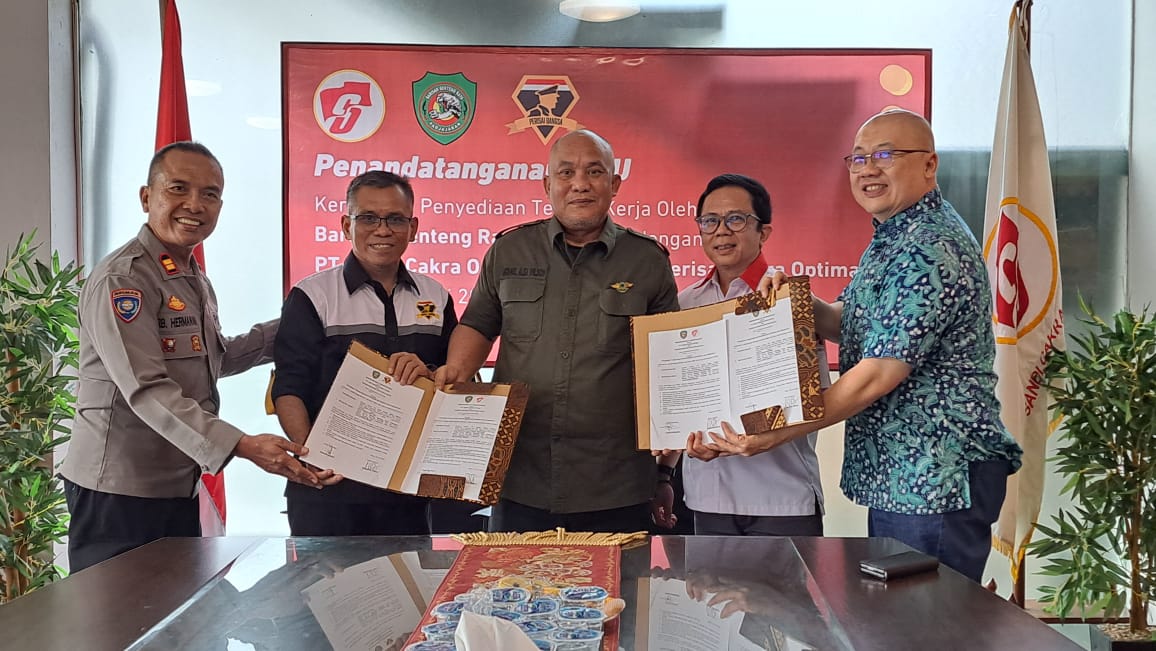 PT Sandi Cakra Optima dan PT Abdi Perisai Cakra Optima menggelar penandatanganan MoU dengan Barisan Benteng Raya Padjajaran (BBRP).