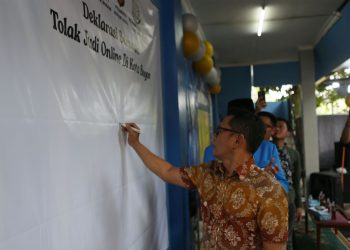 Forkopimda Hingga Seluruh Organisasi Kepemudaan Kota Bogor Kompak Tolak Judi Online