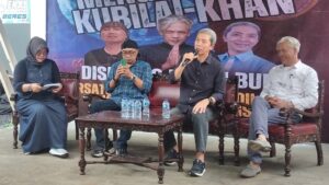 Bedah Buku Menghadang Kubilai Khan di Posko Bogor Beres