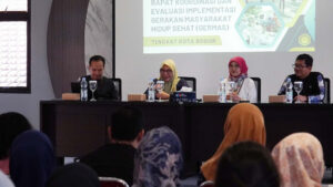 Rakor Dinkes Kota Bogor Evalausi Implementasi Germas