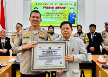 Optimal Dalam Kinerja, Kapolresta Bogor Kota Dianugrahi PRESISI AWARD