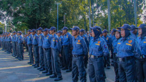 H-1 Pencoblosan, Pj Wali Kota Bogor Cek Kesiapan Satlinmas