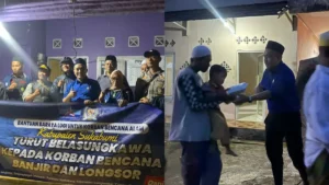 Lugi Septiandi Salurkan Bantuan untuk Korban Banjir dan Longsor di Sagaranten