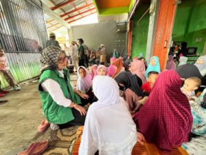 Dilla Nurdian Tinjau Langsung Dampak Pergerakan Tanah di Palabuhanratu