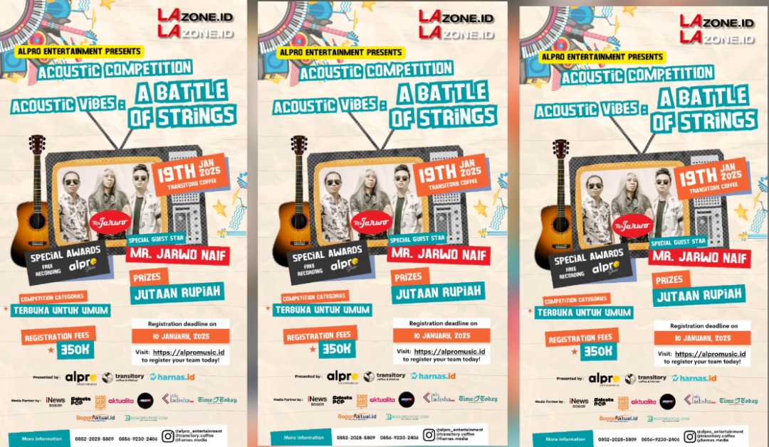 Kompetisi Akustik Alpro Entertainment di Awal 2025 “Acoustic Vibes: A Battle of Strings”