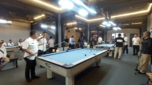 Turnamen Billiard Bola 9 PWI Kota Bogor Diikuti 64 Peserta Dari Forkopimda dan Wartawan Lintas Media