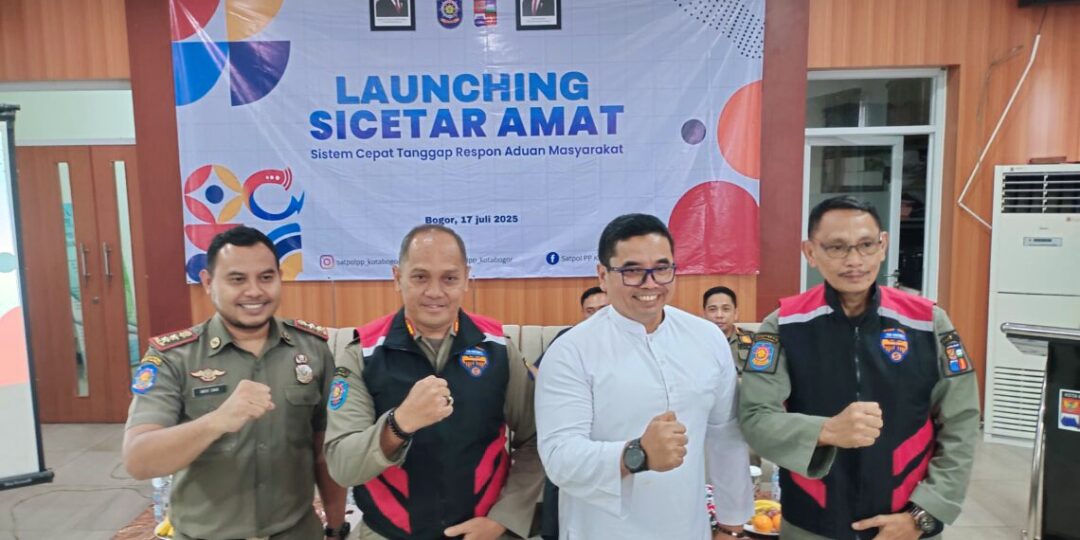 Sicetar Amat, Tim Satpol PP Kota Bogor yang Siap Gerak Cepat Tangani Aduan Warga