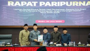 RPJMD Kota Bogor 2025–2029 Disahkan, Fokus pada SDM Unggul dan Infrastruktur Terpadu