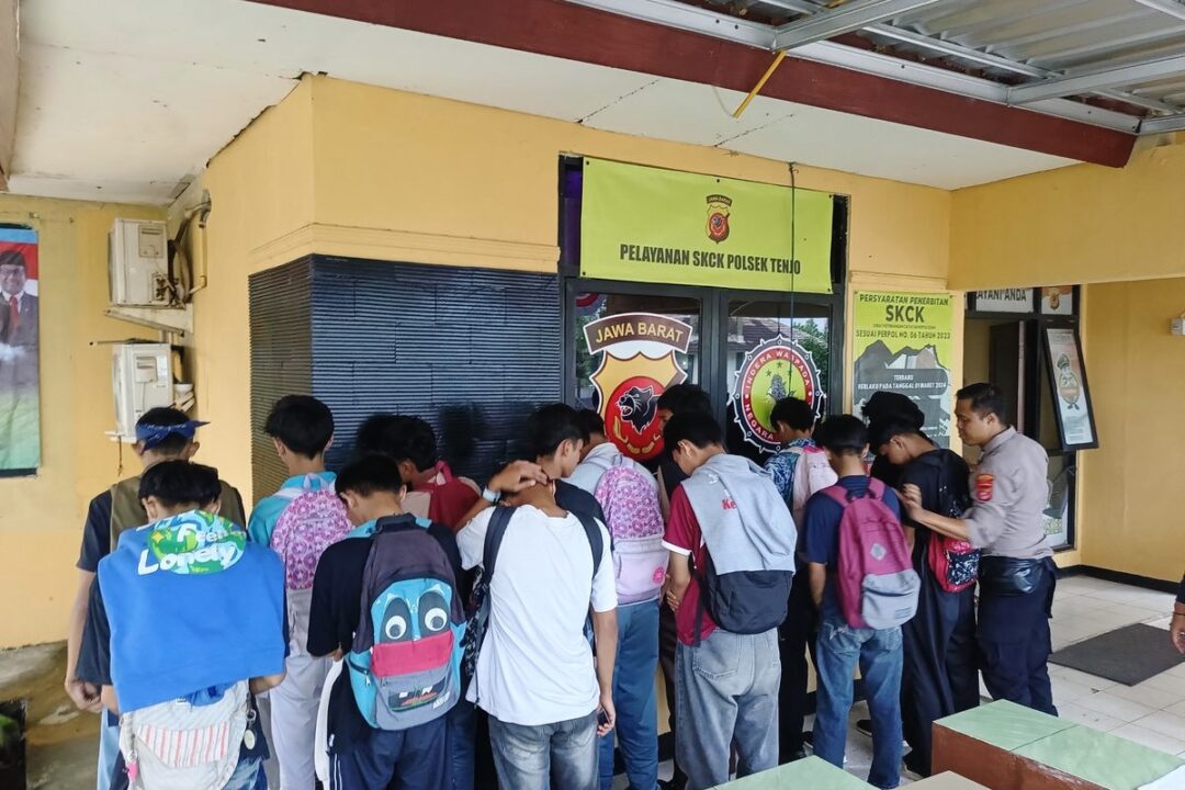 14 Pelajar Terjaring Penyekatan di Tenjo Saat Hendak Ikut Demo ke Jakarta