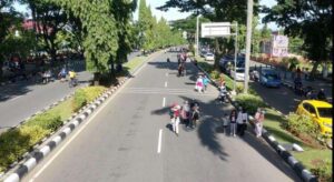 BPBD Kabupaten Bogor Tampilkan Wahana Air di Car Free Day Tegar Beriman