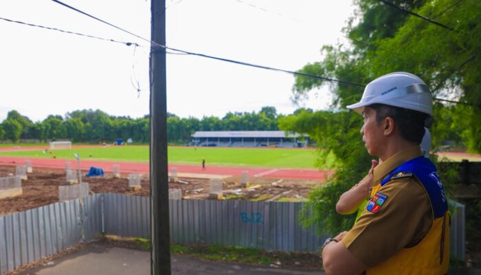 Dedie Rachim Tinjau Rehabilitasi Kawasan GOR Pajajaran