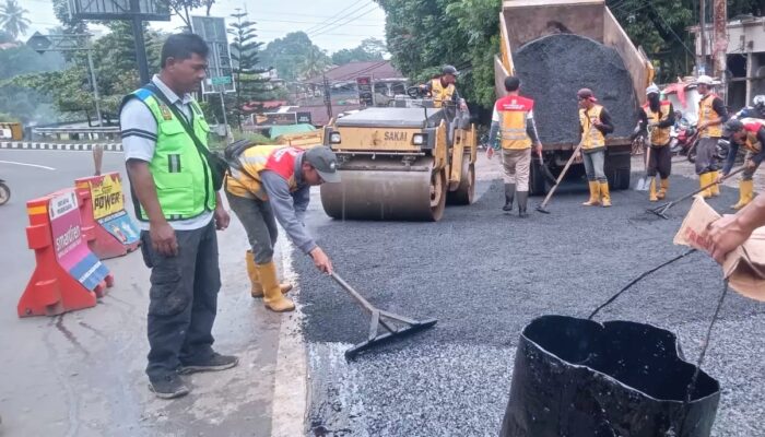 Simpang Pasir Angin Kini Mulus, Jalur Alternatif Puncak Bersih dari PKL dan Siap Hadapi Libur Panjang