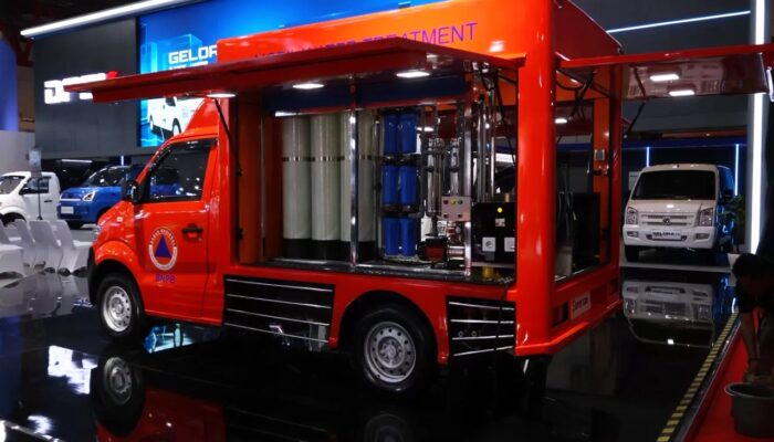 DFSK Super Cab Jadi Andalan BNPB, Pikap Niaga Disulap Jadi Unit Water Treatment Tangguh