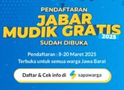 Pemprov Jabar Siapkan 3.040 Tiket Mudik Gratis 2026, Pendaftaran via Sapawarga