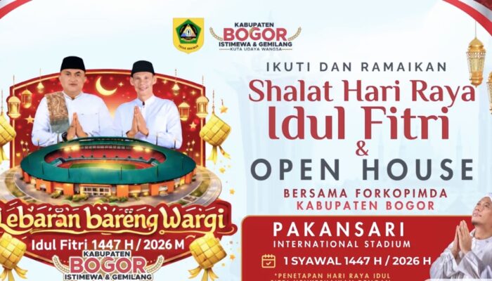 Lebaran Bareng Wargi di Pakansari, Pemkab Bogor Siapkan Salat Id hingga Konser Opick