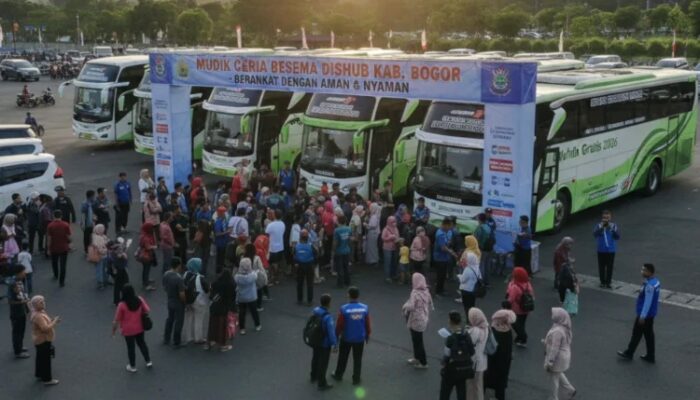 Ribuan Warga Bogor Padati Pakansari, Mudik Gratis 2026 Langsung Diserbu Sejak Pagi