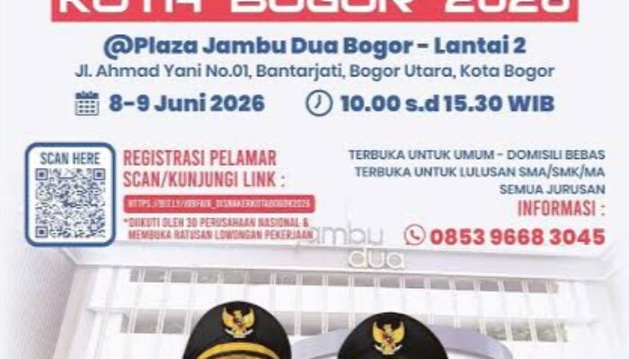 30 Perusahaan Siap Rekrut Karyawan di Job Fair Kota Bogor 2026