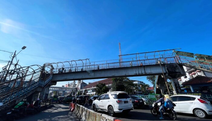 Mulai Besok JPO Paledang Dibongkar, Tiga Jalan Utama di Bogor Ditutup Dini Hari