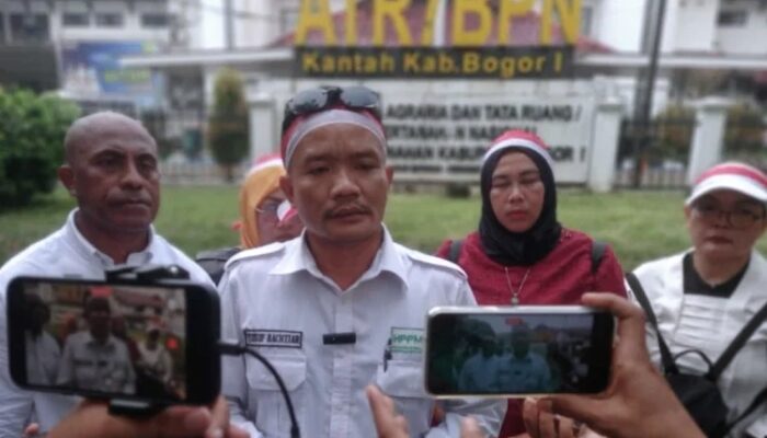 Petani Geruduk ATR/BPN Bogor, Tolak Pengajuan SHGB Baru PT BSS di Lahan Garapan