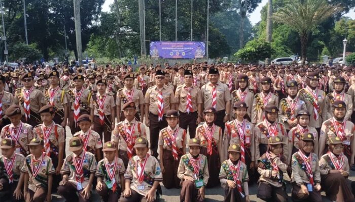 Empat Bulan Digembleng, 941 Pramuka Garuda Kota Bogor Akhirnya Dikukuhkan