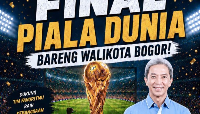 Nobar Final Piala Dunia 2026 Digelar Gratis di Balai Kota Bogor, Warga Bisa Nikmati Doorprize dan Kuliner UMKM
