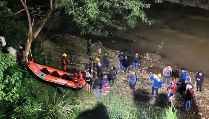 ASN Pemkot Bogor Diduga Jatuh ke Sungai Cisadane, Motor Ditemukan Masih Menyala
