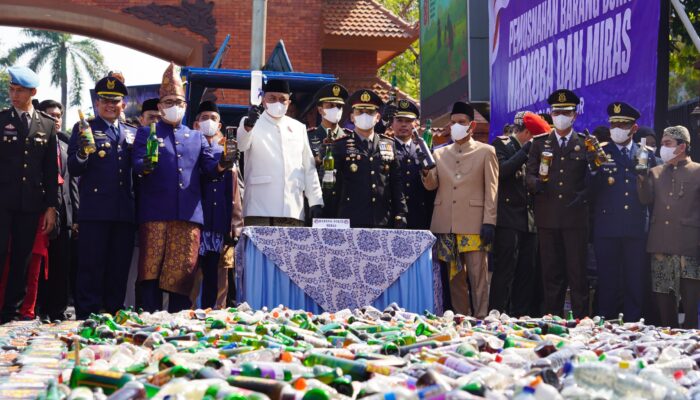 1,5 Juta Obat Keras hingga 15 Ribu Botol Miras Dimusnahkan di Kabupaten Bogor, Hasil Ungkap 77 Kasus