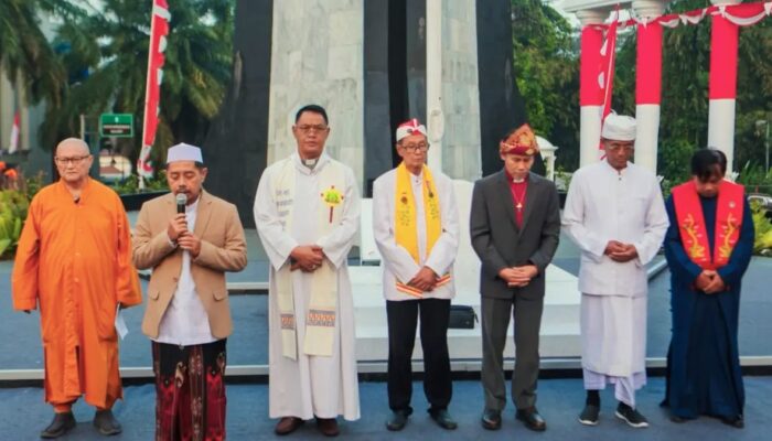 Doa Lintas Agama di Tugu Kujang, Bogor Titip Harapan untuk NTT hingga Aceh dan Papua