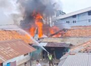 Kebakaran Hebat di Cileungsi Bogor, 6 Rumah dan 3 Motor Hangus Terbakar