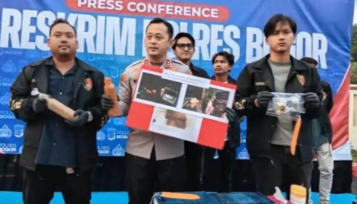 Polres Bogor Sita 998 Kg Merkuri Senilai Rp2,8 Miliar, Lima Tersangka Diamankan