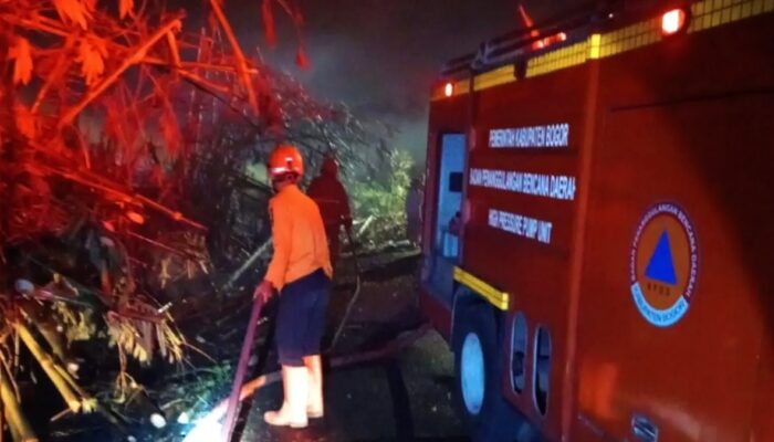 Puntung Rokok Diduga Picu Kebakaran Lahan 1.500 Meter Persegi di Rumpin Bogor