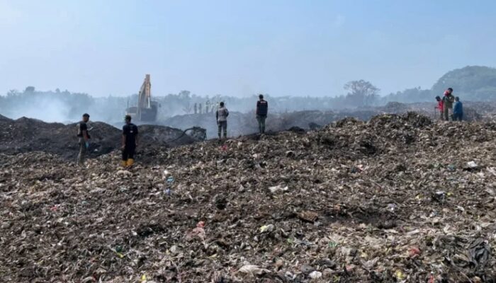 Api di TPAS Galuga Mulai Menyusut, dari 8,4 Hektare Kini Tersisa 0,48 Hektare