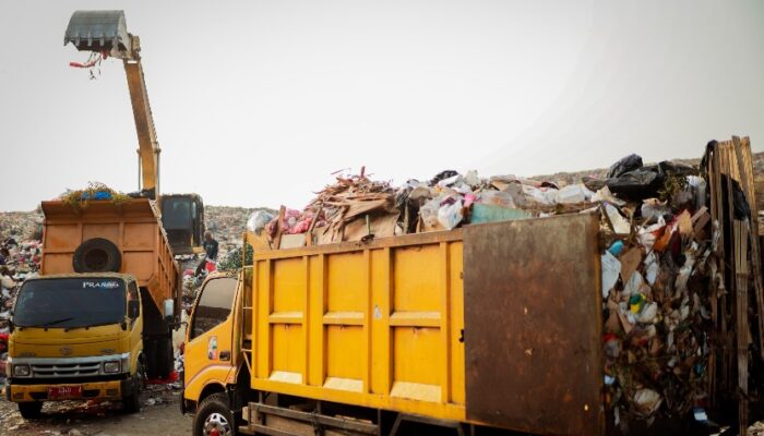 Pelayanan Persampahan di TPAS Galuga Berjalan Normal, 128 Truk Masuk Bergiliran