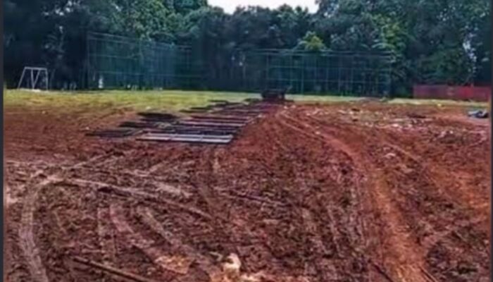 Lapangan GOR Luar Pajajaran Rusak, Dispora Kota Bogor Sebut Bukan Semata Dampak Konser