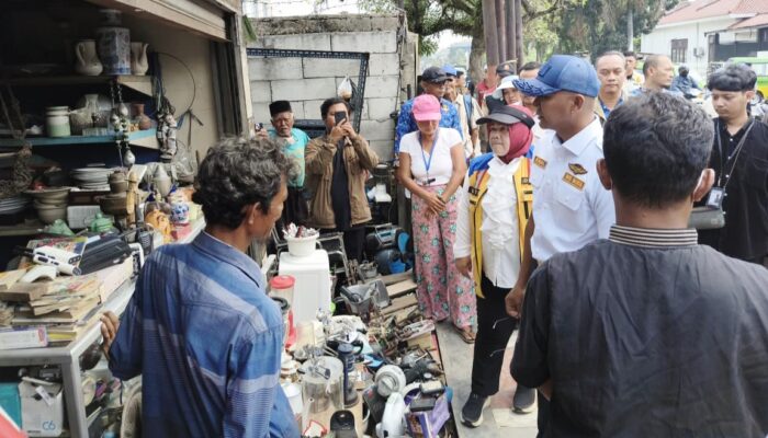 Pedestrian Jalan Merdeka Bogor Diperbaiki, PKL Masih Jadi Persoalan