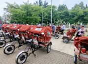 160 Becak Listrik Dibagikan ke Pengayuh Lansia di Bogor, Pemkot Siapkan Aturan Rute