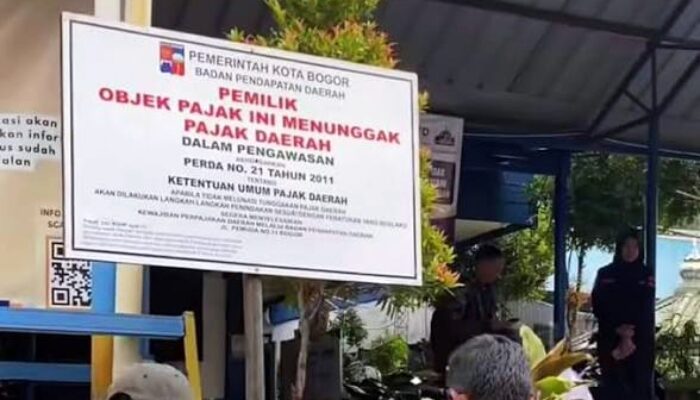 Tunggakan Pajak Rp11,7 Miliar, Pemkot Bogor Pasang Plang Peringatan di Terminal Baranangsiang